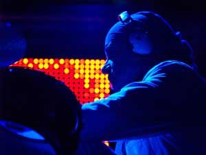 Klaus Selmke am Schlagzeug